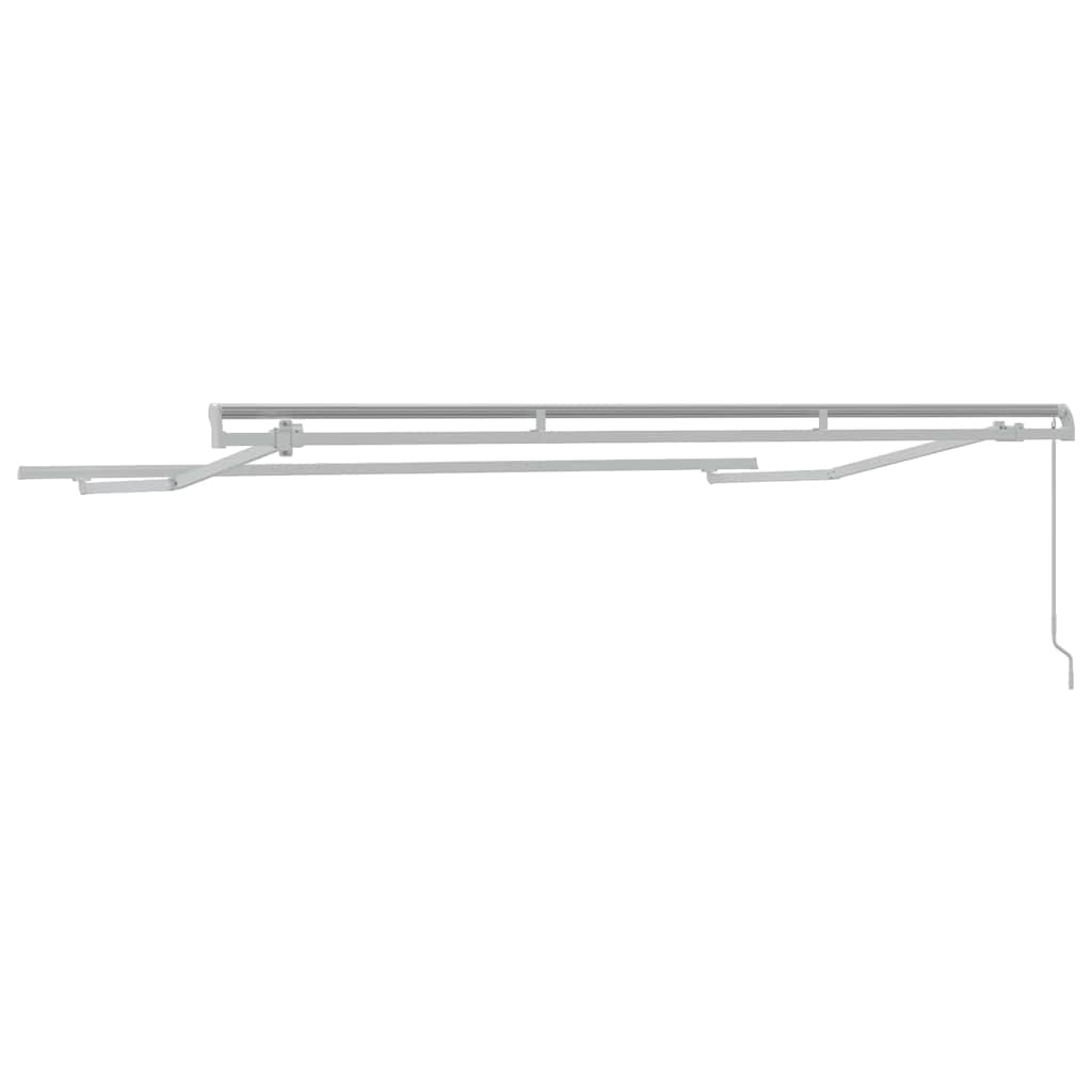 Cadru de copertină Alb 3.5 x 2 m Metal GartenMobel Dekor