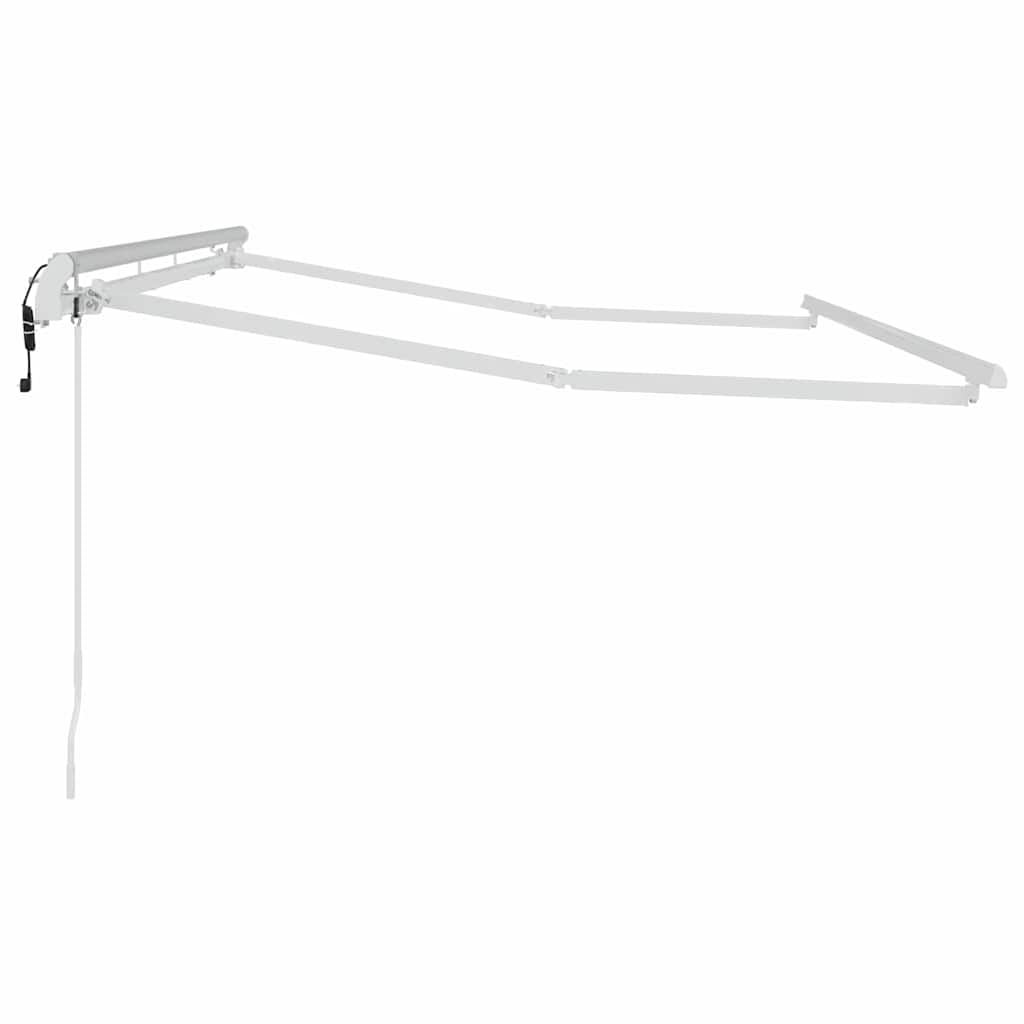 Cadru de copertină Alb 3.5 x 2 m Metal GartenMobel Dekor