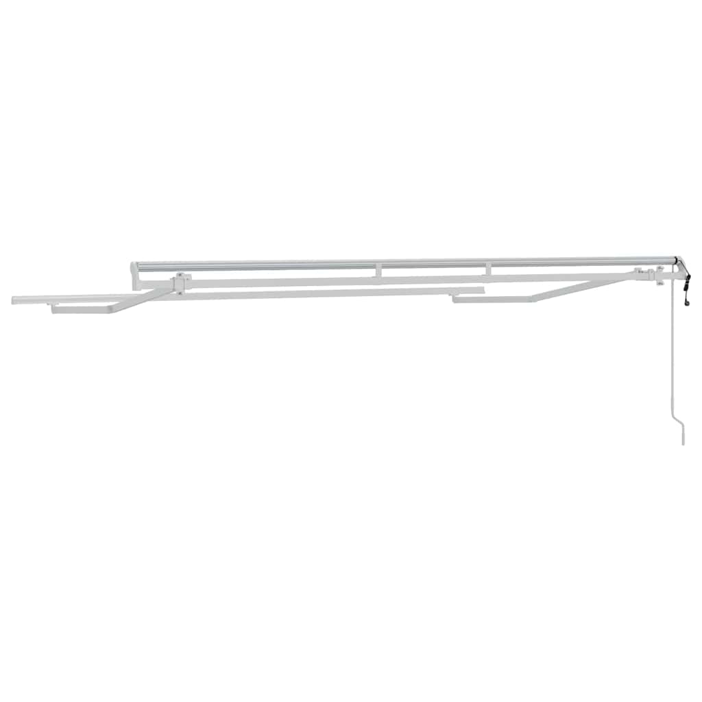 Cadru de copertină Alb 3.5 x 2 m Metal GartenMobel Dekor