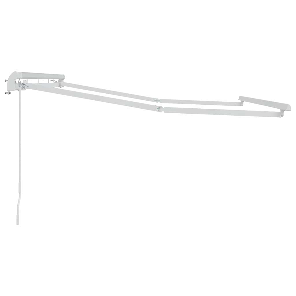 Cadru de copertină Alb 3 x 2 m Metal GartenMobel Dekor