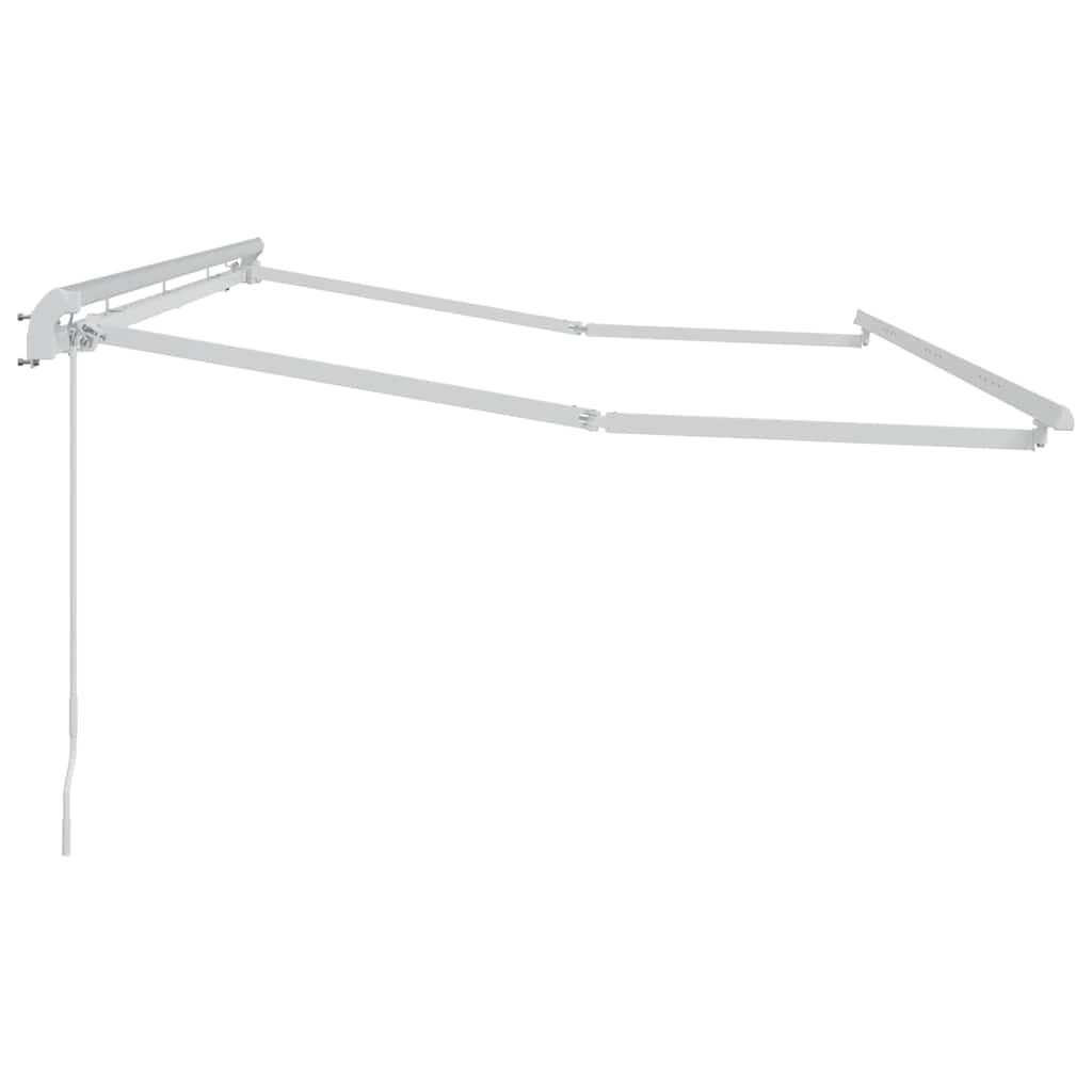 Cadru de copertină Alb 4 x 2 m Metal GartenMobel Dekor