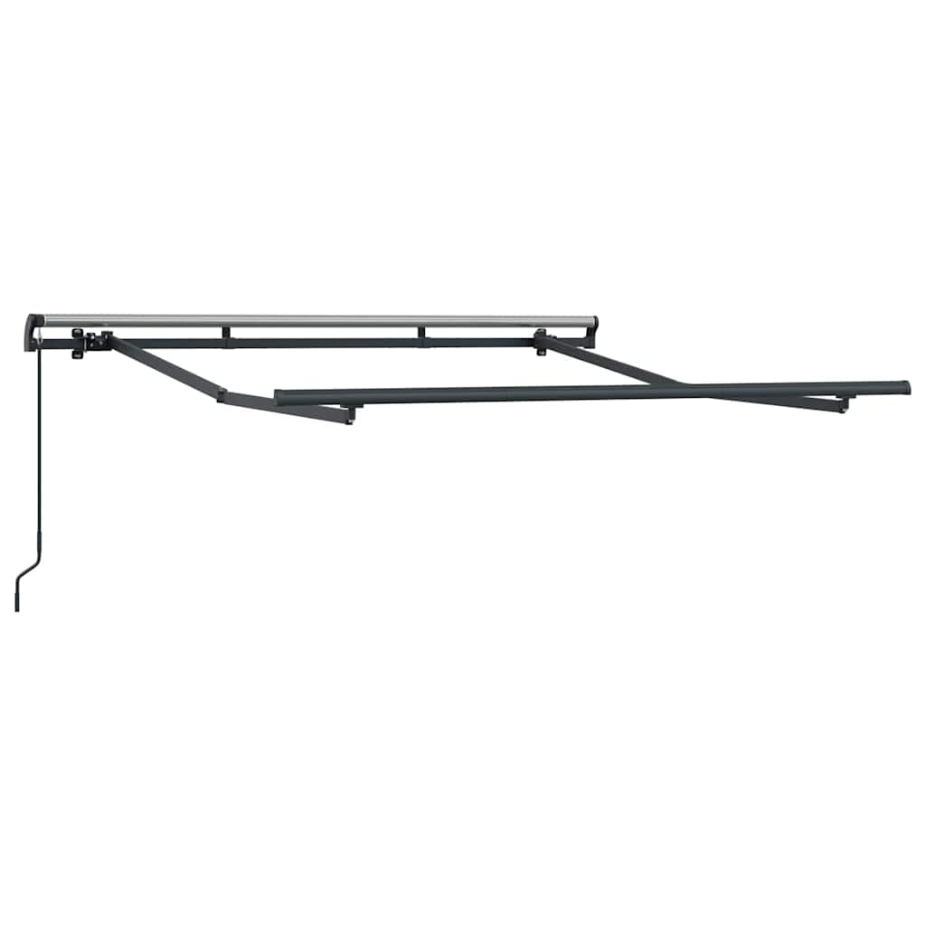 Cadru de copertină Antracit 2.5 x 2 m Metal GartenMobel Dekor