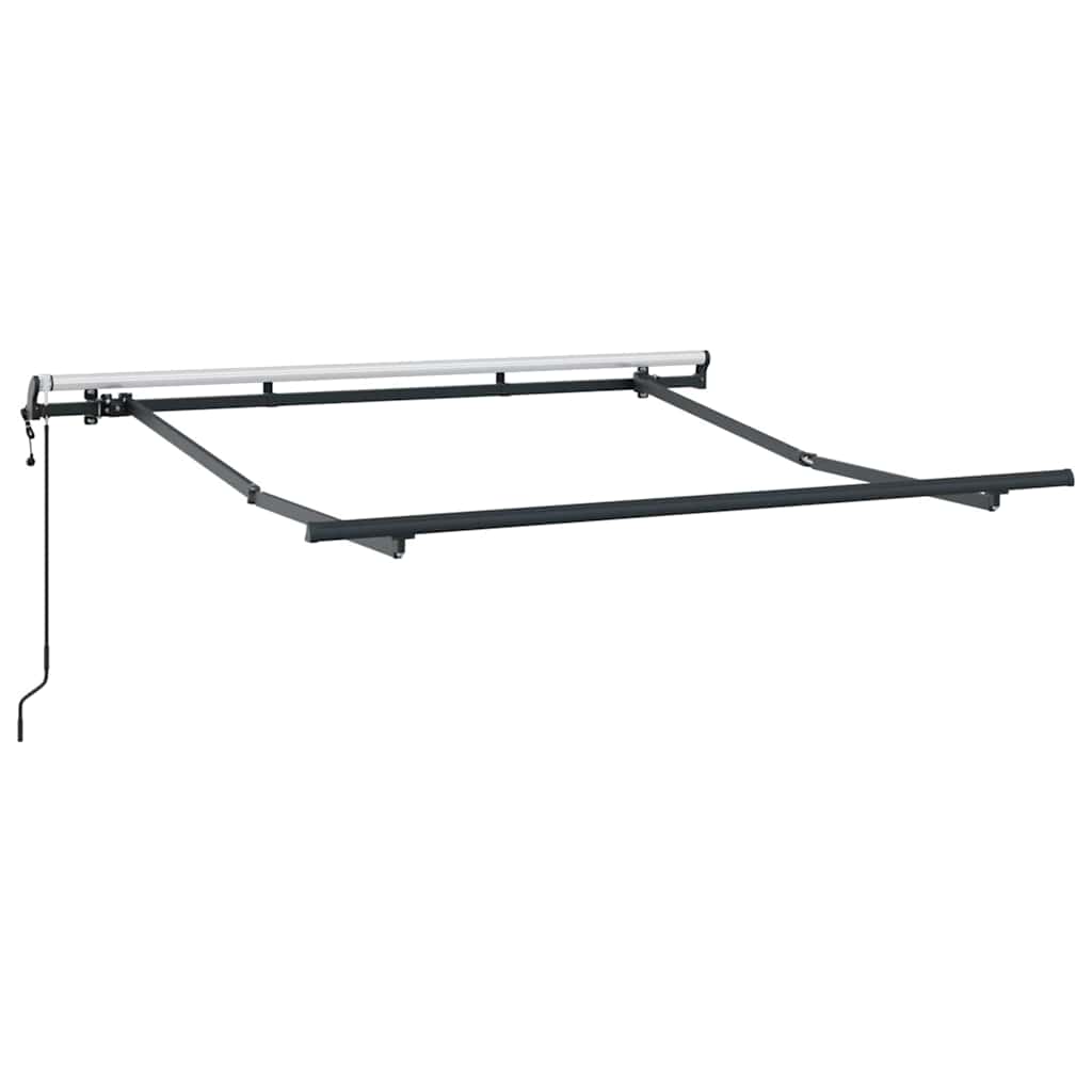 Cadru de copertină Antracit 2.5 x 2 m Metal GartenMobel Dekor