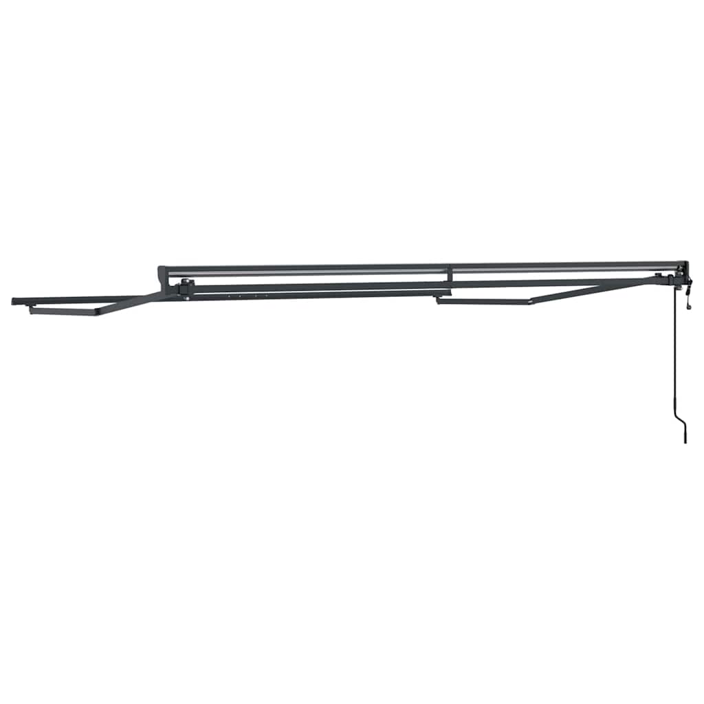 Cadru de copertină Antracit 3,5 x 2,5 m Oțel și aluminiu vopsit GartenMobel Dekor