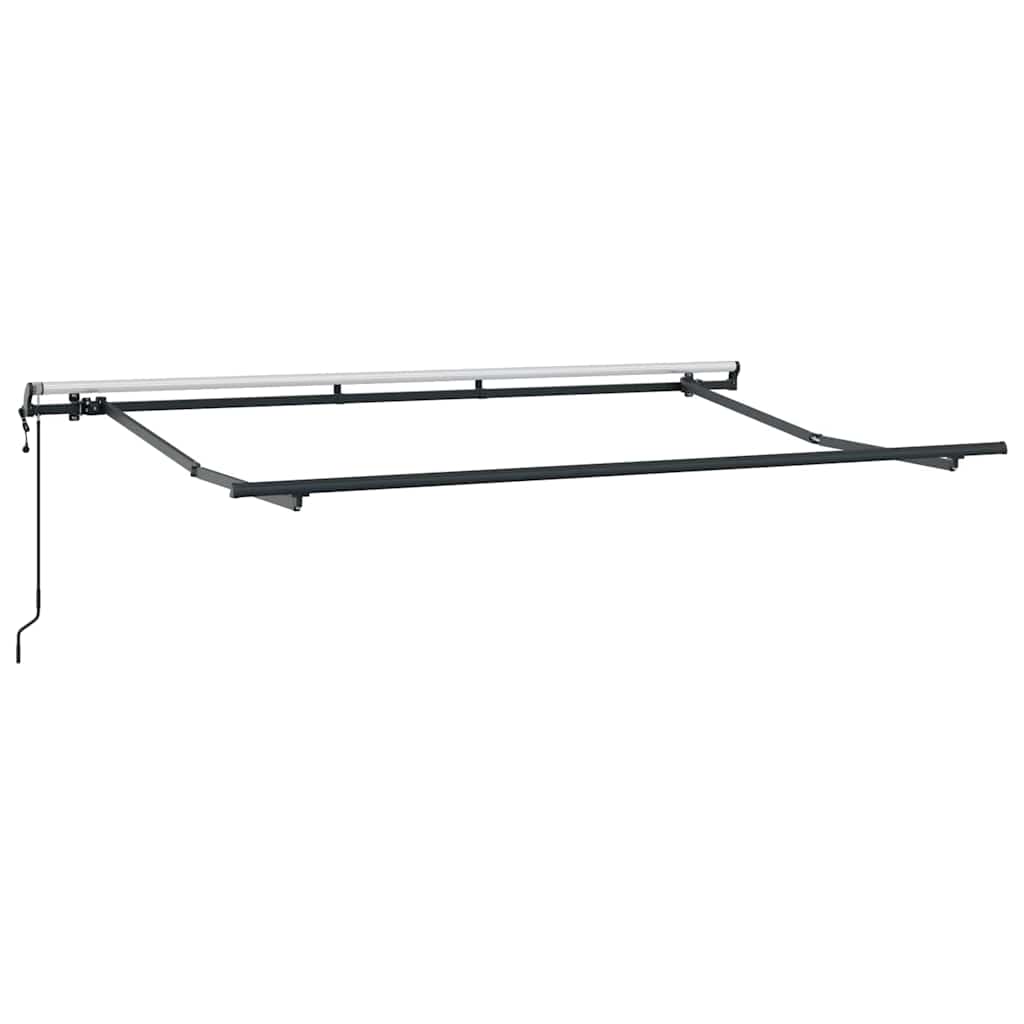 Cadru de copertină Antracit 3.5 x 2 m Metal GartenMobel Dekor