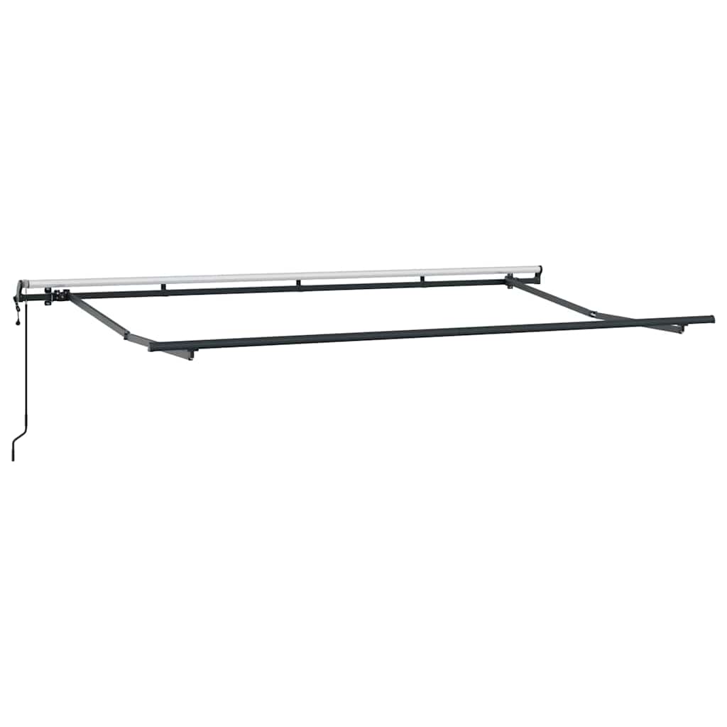 Cadru de copertină Antracit 4 x 2 m Metal GartenMobel Dekor