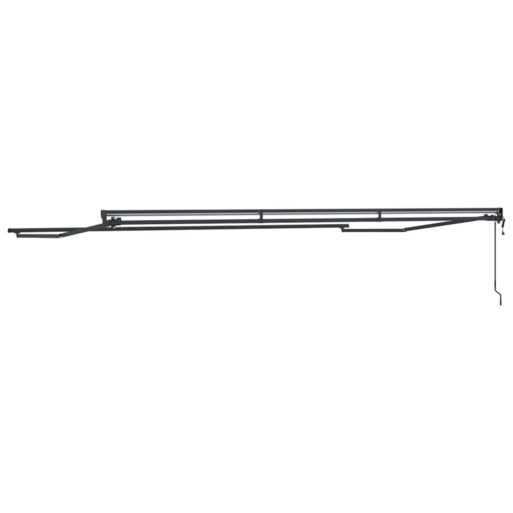 Cadru de copertină Antracit 5 x 3 m Oțel și aluminiu vopsit GartenMobel Dekor