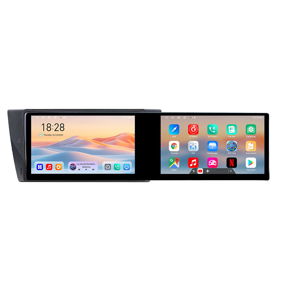 Navigatie BMW Seria 3 E90 Kit-095 Edotec 2 ecrane 8 core 4+128 21.6 inch Incell android Wifi 5Ghz gps internet CarStore Technology