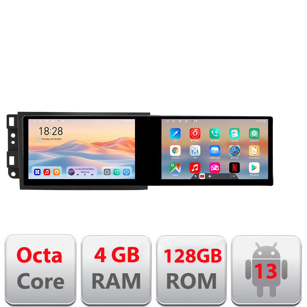 Navigatie Chevrolet Captiva Kit-020 Edotec 2 ecrane 8 core 4+128 21.6 inch Incell android Wifi 5Ghz gps internet CarStore Technology