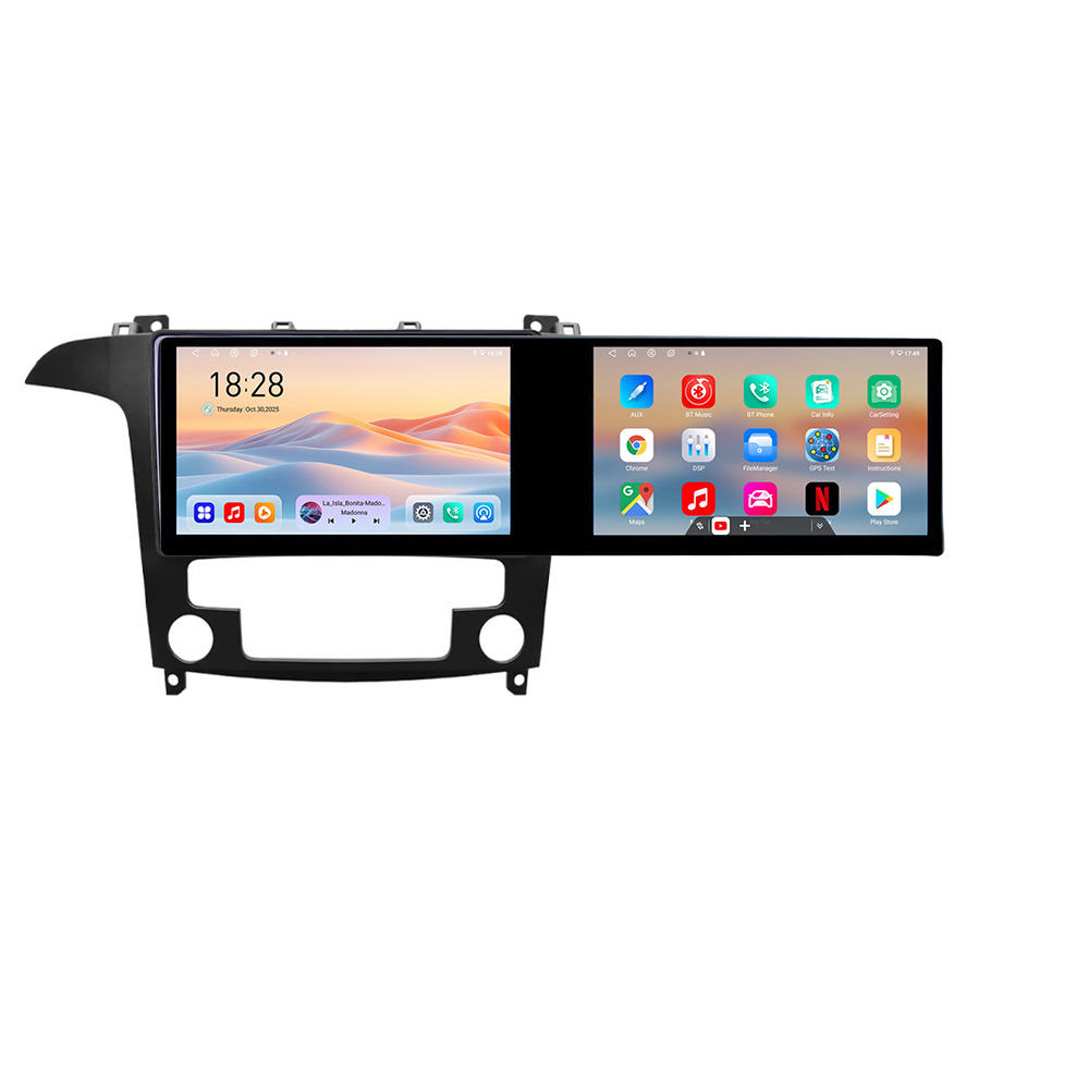 Navigatie Ford S-Max 2008-2012 Kit-003 Edotec 2 ecrane 8 core 4+128 21.6 inch Incell android Wifi 5Ghz gps internet CarStore Technology