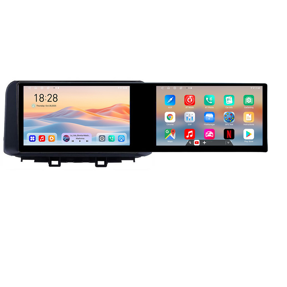 Navigatie Hyndai Kona Kit-1058 Edotec 2 ecrane 8 core 4+128 21.6 inch Incell android Wifi 5Ghz gps internet CarStore Technology