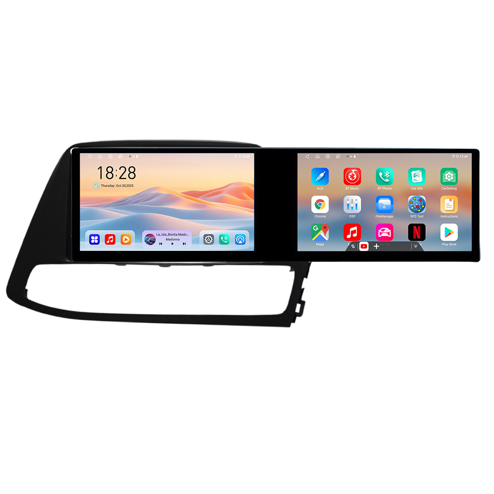 Navigatie Hyundai I30 2018-2021 Lenovo 8 core 4+64 10.5 inch Incell 1K android Wifi 5Ghz gps internet CarStore Technology