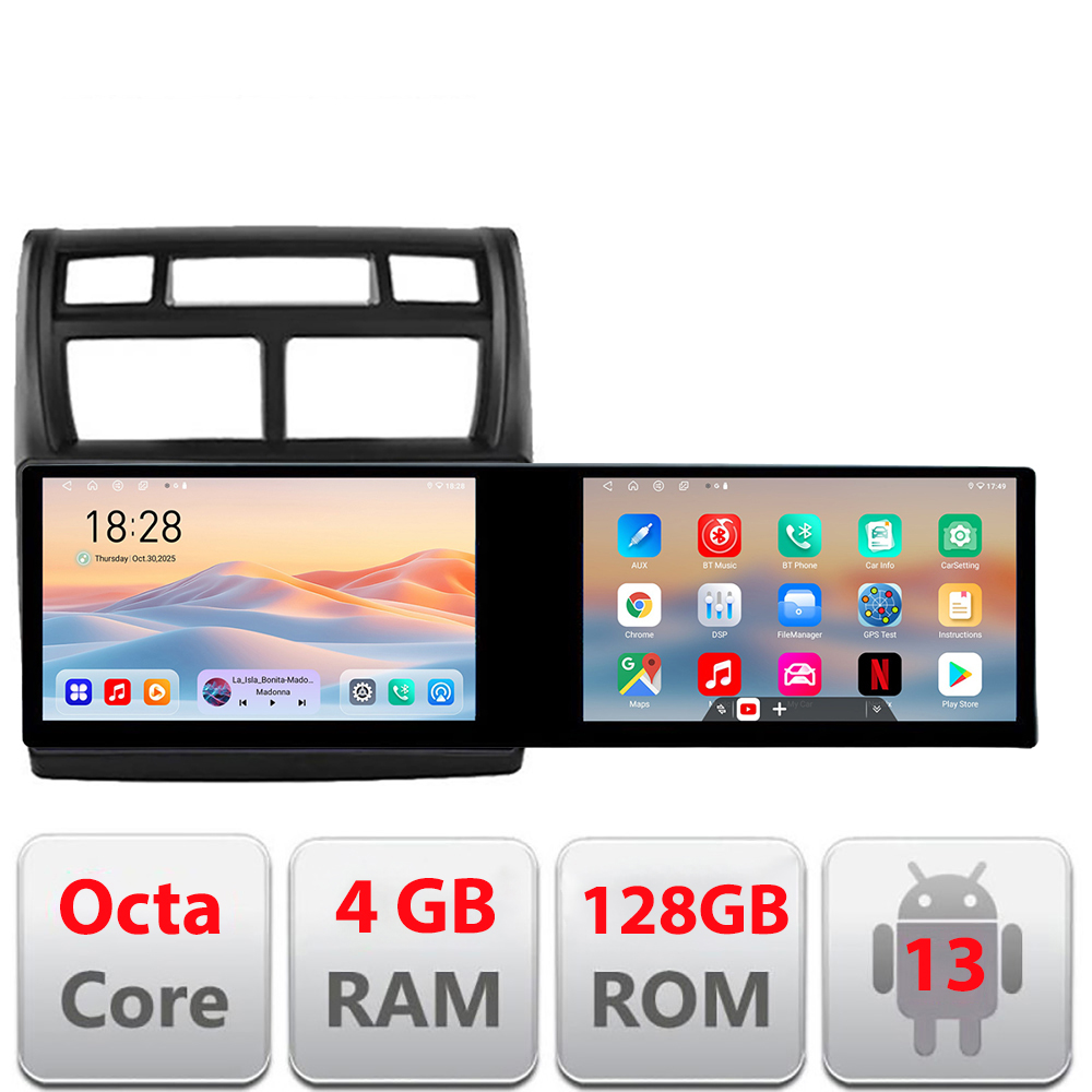 Navigatie Kia Sportage 2007-2013 Kit-023 Edotec 2 ecrane 8 core 4+128 21.6 inch Incell android Wifi 5Ghz gps internet CarStore Technology