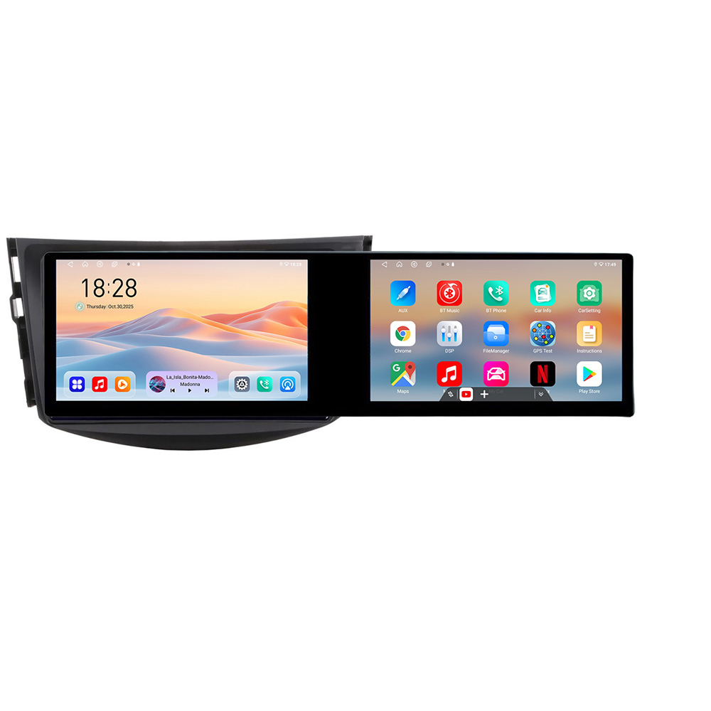 Navigatie Toyota RAV4 Kit-018 Edotec 2 ecrane 8 core 4+128 21.6 inch Incell android Wifi 5Ghz gps internet CarStore Technology