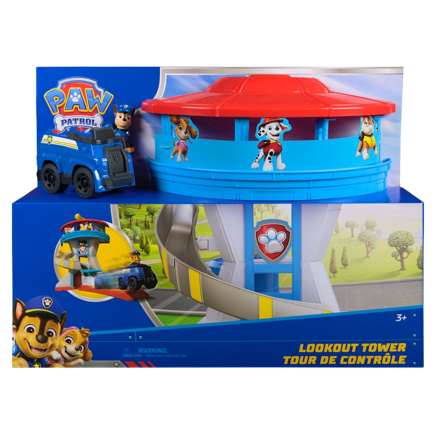 PATRULA CATELUSILOR SET TURN DE OBSERVATIE CU VEHICUL SI FIGURINA CHASE SuperHeroes ToysZone