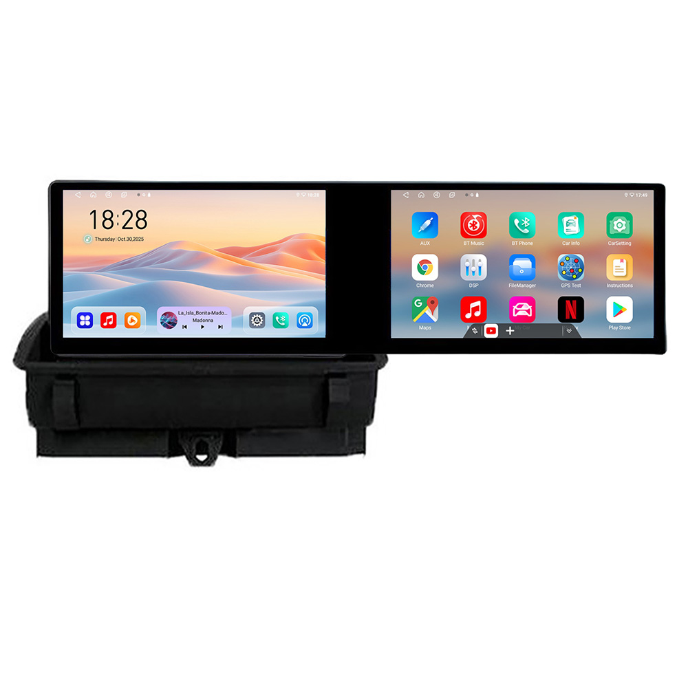 Navigatie Audi Q3 2011-2018 Edotec 2 ecrane 8 core 4+128 21.6 inch Incell android Wifi 5Ghz gps internet Kit-q3 CarStore Technology