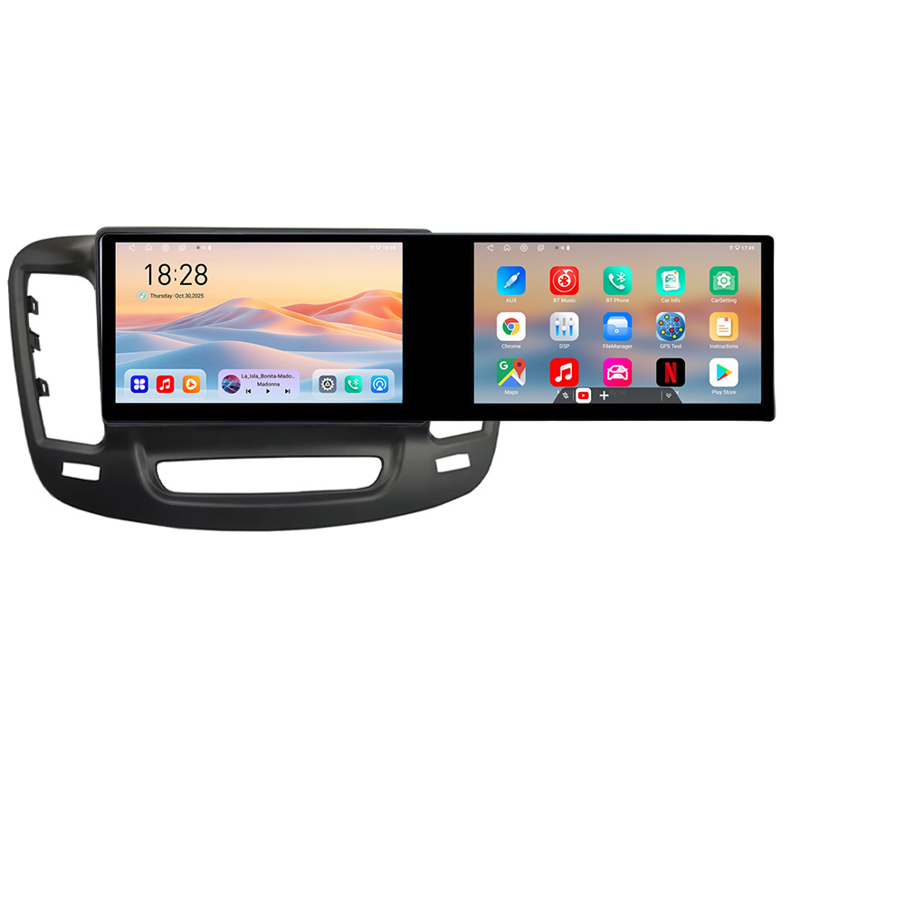 Navigatie Chrysler 200 2015-2019 Edotec 2 ecrane 8 core 4+128 21.6 inch Incell android Wifi 5Ghz gps internet Kit-200C CarStore Technology