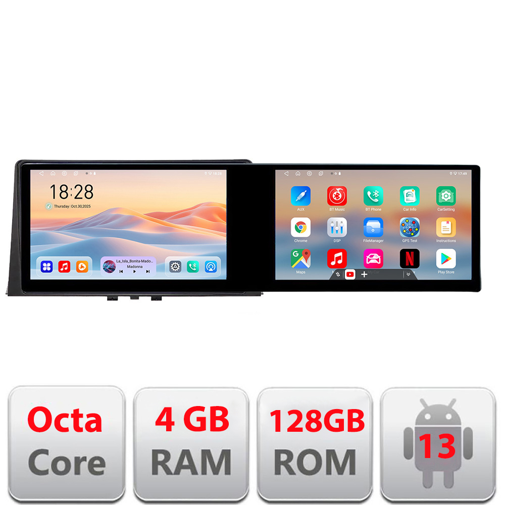 Navigatie Citroen Berlingo 2019-2021 Kit-berlingo18 Edotec 2 ecrane 8 core 4+128 21.6 inch Incell android Wifi 5Ghz gps internet v2 CarStore Technology