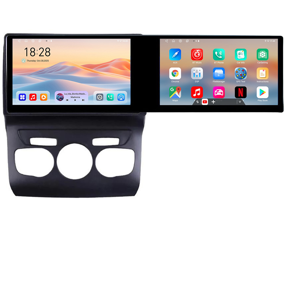 Navigatie Citroen C4 2011-2016 Kit-241 Edotec 2 ecrane 8 core 4+128 21.6 inch Incell android Wifi 5Ghz gps internet C CarStore Technology