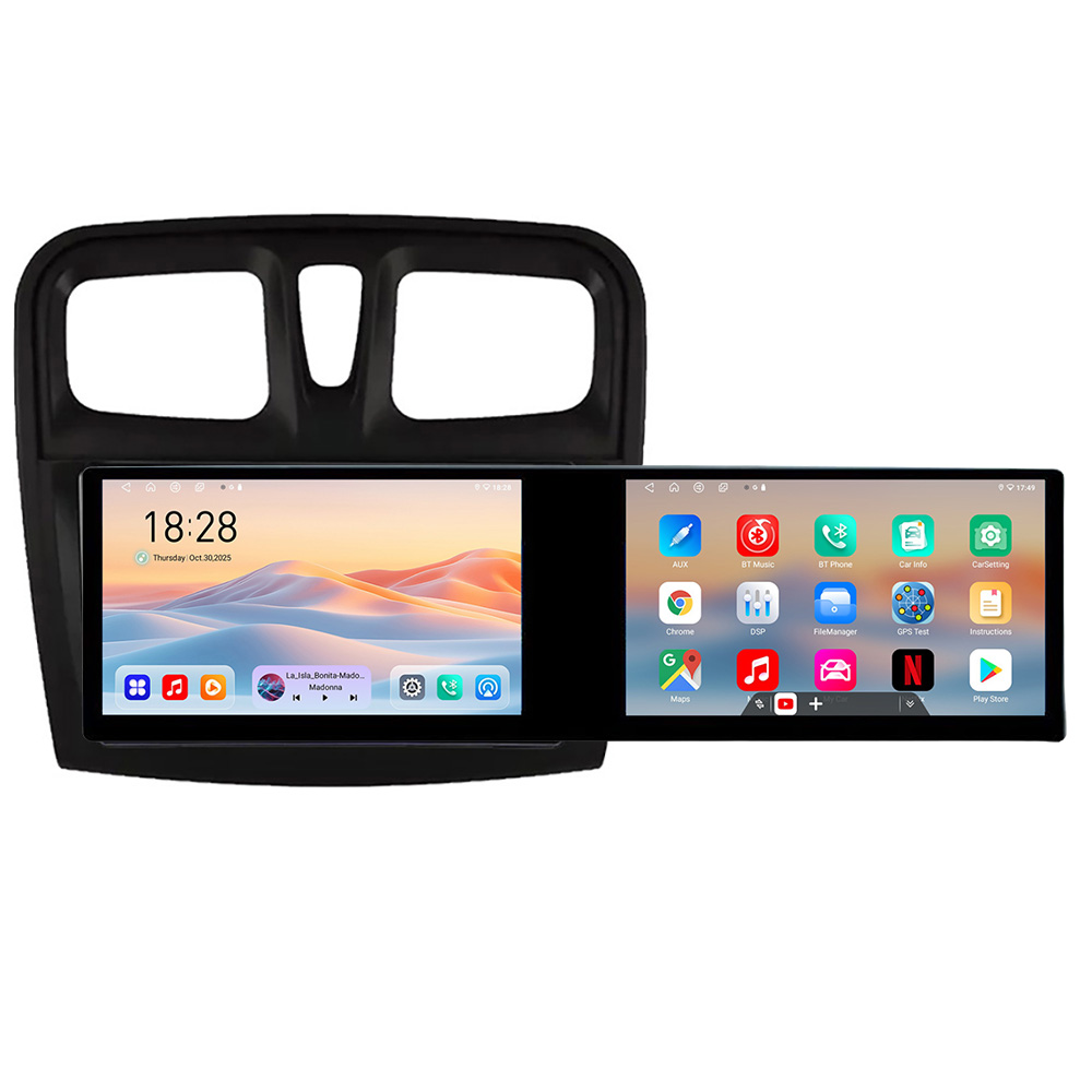 Navigatie Dacia Sandero 2012-2020 var B Edotec 2 ecrane 8 core 4+128 21.6 inch Incell android Wifi 5Ghz gps internet a CarStore Technology