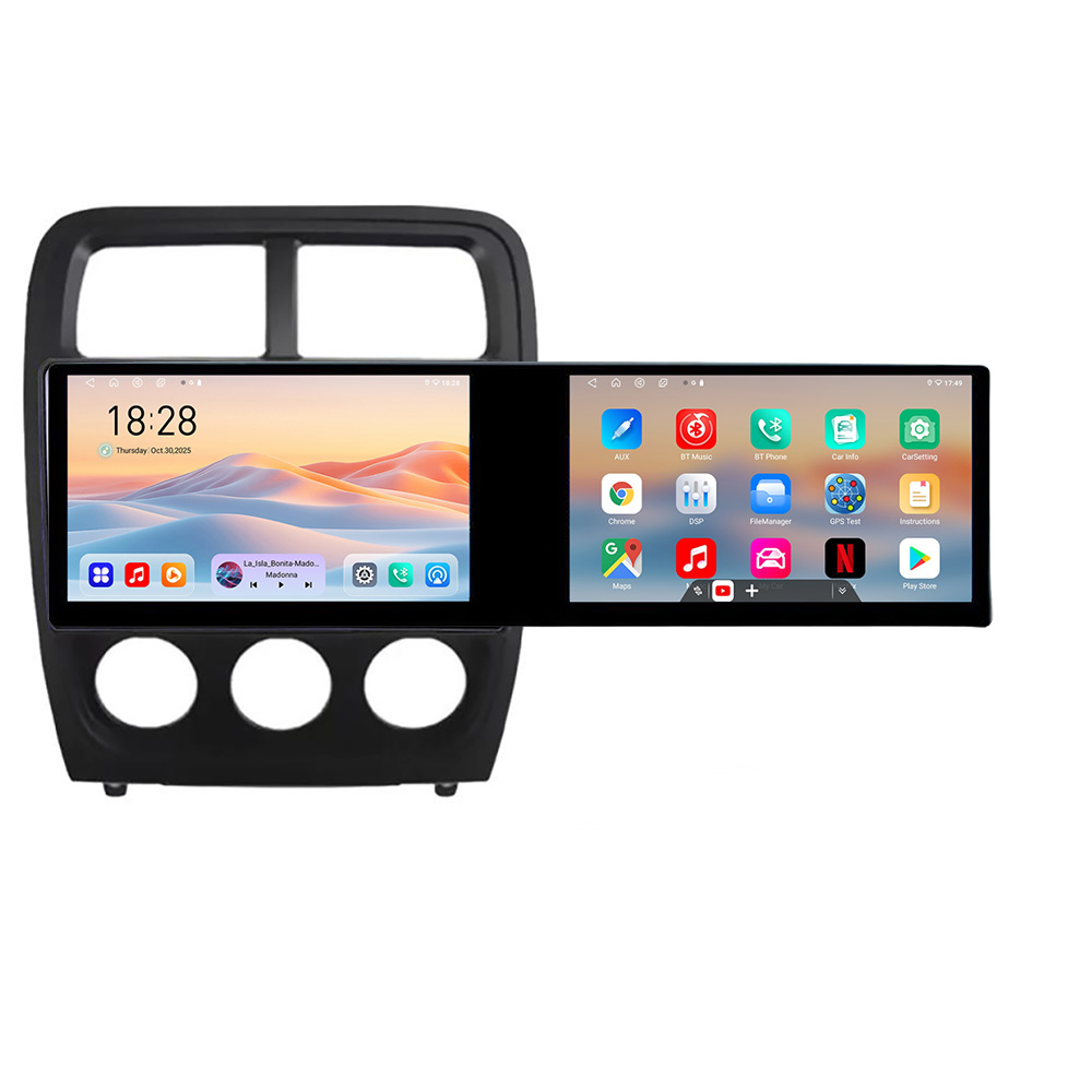 Navigatie Dodge Caliber 2010-2012 Kit-caliber Edotec 2 ecrane 8 core 4+128 21.6 inch Incell android Wifi 5Ghz gps internet S CarStore Technology