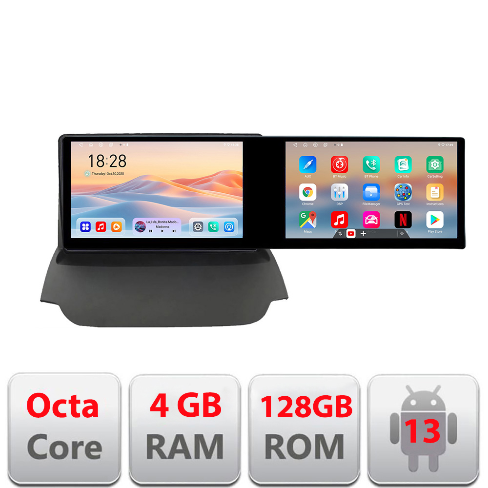 Navigatie Ford Ecosport 2013-2016 Kit-232 Edotec 2 ecrane 8 core 4+128 21.6 inch Incell android Wifi 5Ghz gps internet a CarStore Technology