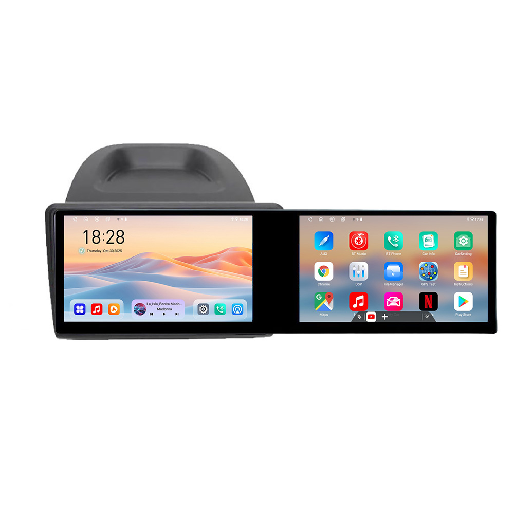 Navigatie Ford Fiesta Kit-256 Edotec 2 ecrane 8 core 4+128 21.6 inch Incell android Wifi 5Ghz gps internet CarStore Technology