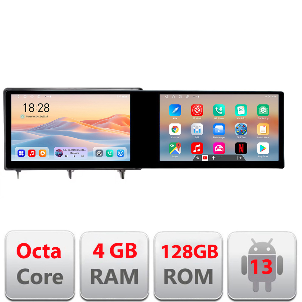 Navigatie Honda Civic 2022- Lenovo Incell 1K 10.5 inch 8 core 4+64 carplay android auto radio internet kit-civic2022+EDT-E211-RK+kit-10-9 CarStore Technology