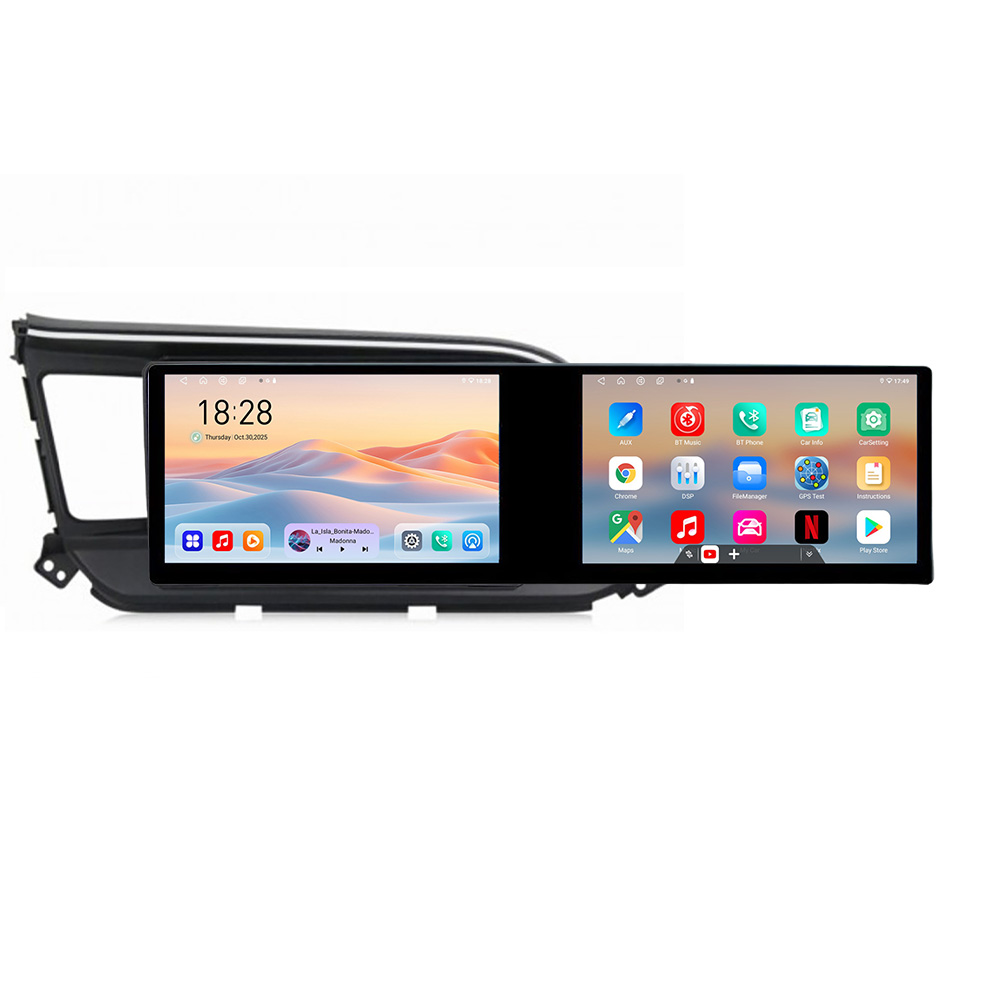 Navigatie Hyundai Elantra 2018- Kit-1581 Edotec 2 ecrane 8 core 4+128 21.6 inch Incell android Wifi 5Ghz gps internet CarStore Technology