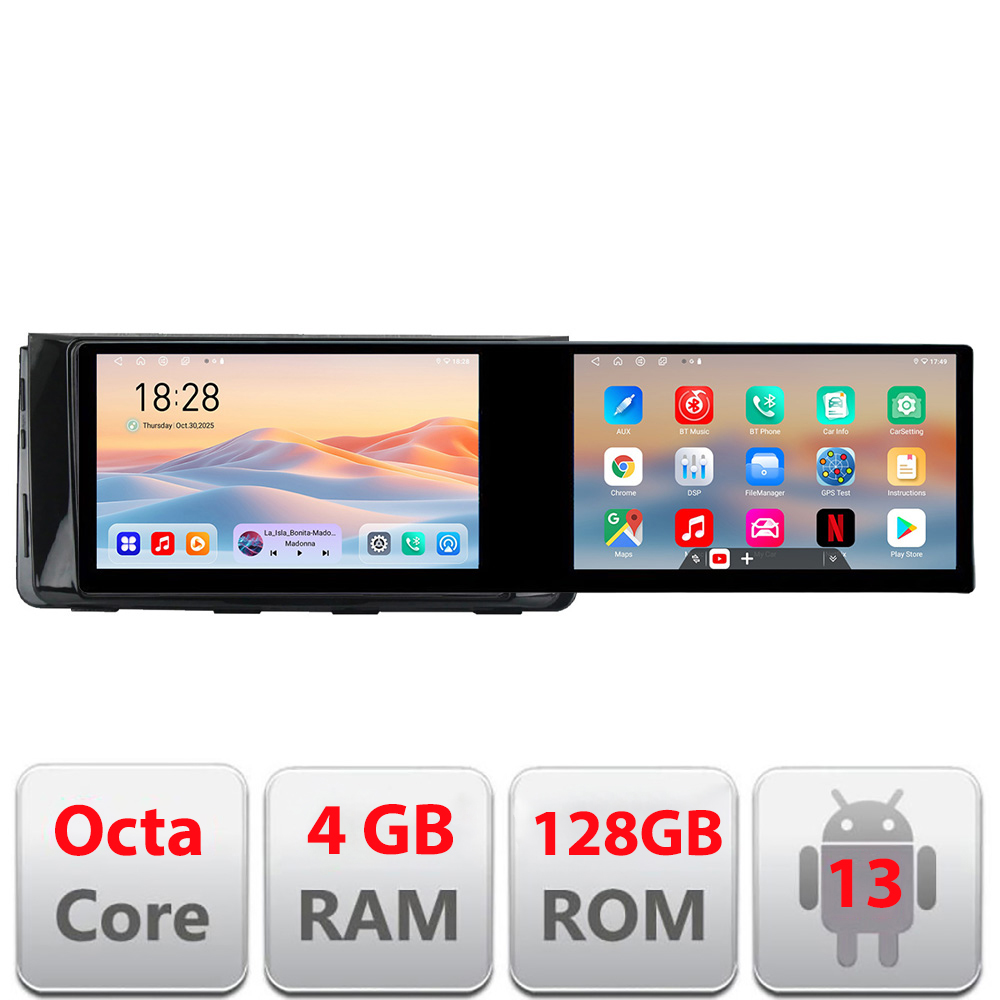 Navigatie Hyundai H350 2016- Edotec 2 ecrane 8 core 4+128 21.6 inch Incell android Wifi 5Ghz gps internet CarStore Technology