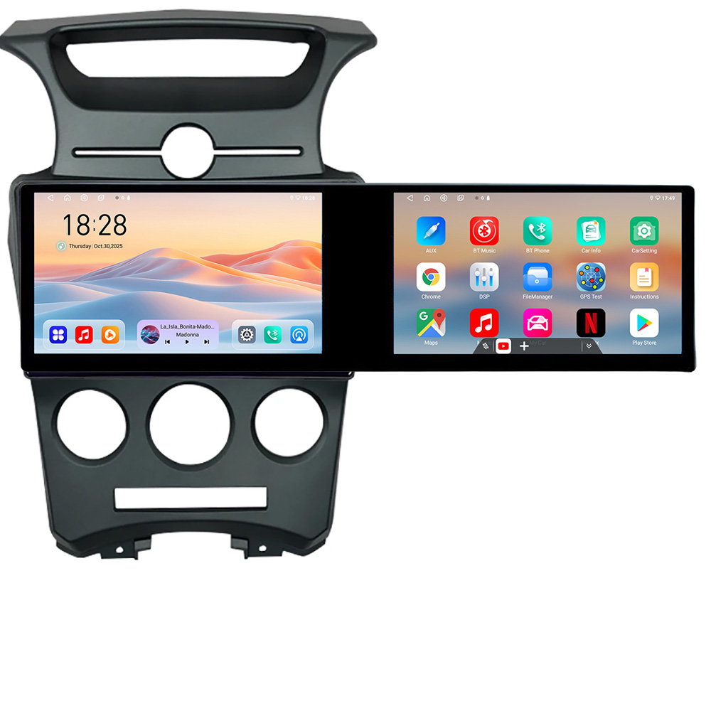 Navigatie Kia Carens 2006-2012 clima automata Edotec 2 ecrane 8 core 4+128 21.6 inch Incell android Wifi 5Ghz gps internet KIT-carens-2006 CarStore Technology
