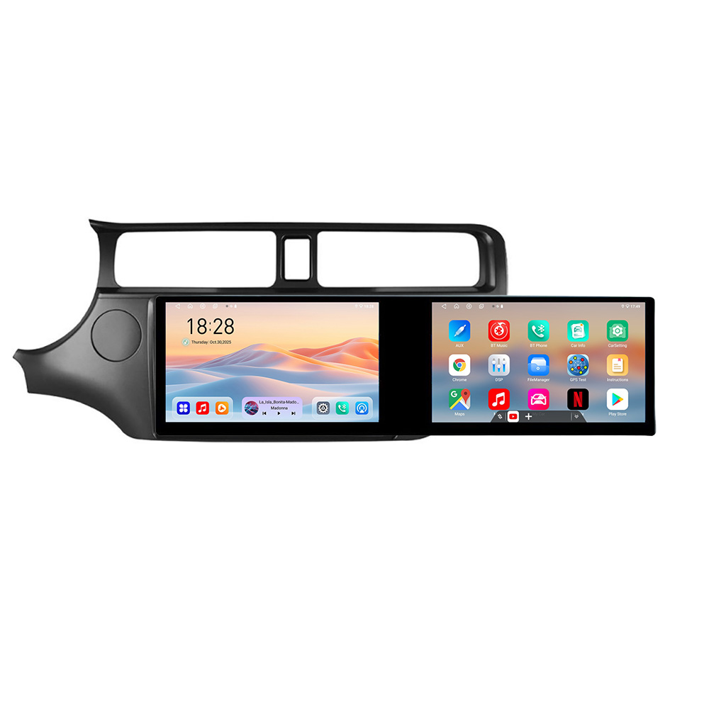 Navigatie Kia Rio 2011-2014 Kit-rio-11 Edotec 2 ecrane 8 core 4+128 21.6 inch Incell android Wifi 5Ghz gps internet C CarStore Technology