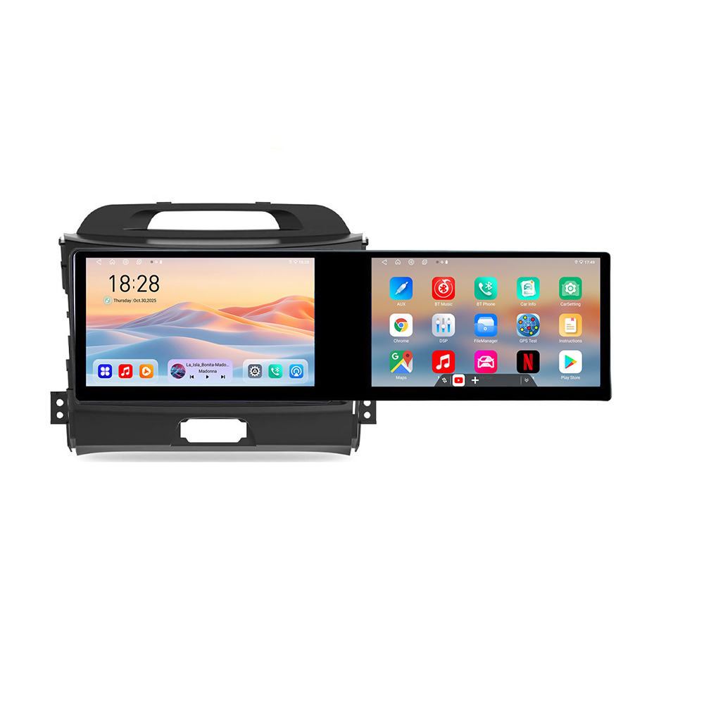 Navigatie Kia Sportage 2010- Lenovo 8 core 4+64 10.5 inch Incell 1K android Wifi 5Ghz gps internet CarStore Technology