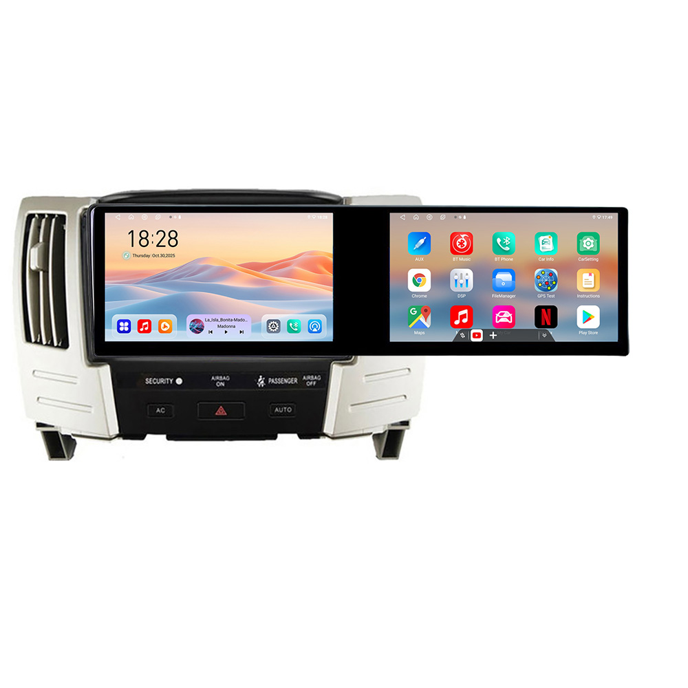 Navigatie Lexus RX300 2003-2008 Edotec 2 ecrane 8 core 4+128 21.6 inch Incell android Wifi 5Ghz gps internet Kit-RX300 CarStore Technology