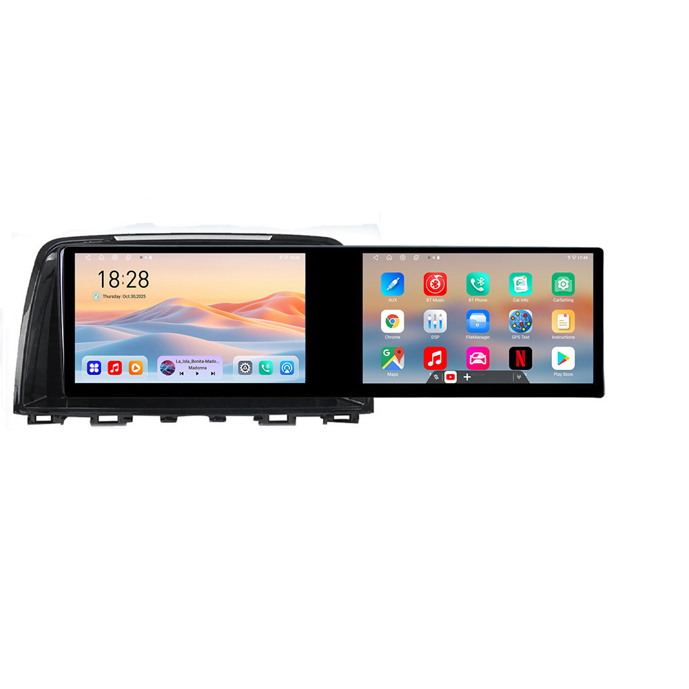 Navigatie Mazda 6 2013-2017 Lenovo 8 core 4+64 10.5 inch Incell 1K android Wifi 5Ghz gps internet CarStore Technology