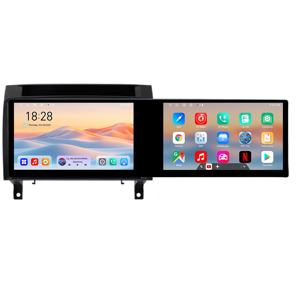 Navigatie Mercedes SLK 2004-2011 Kit-SLK Edotec 2 ecrane 8 core 4+128 21.6 inch Incell android Wifi 5Ghz gps internet CarStore Technology