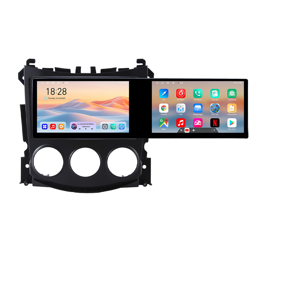 Navigatie Nissan 370Z 2008-2012 Edotec 2 ecrane 8 core 4+128 21.6 inch Incell android Wifi 5Ghz gps internet KIT-370Z CarStore Technology