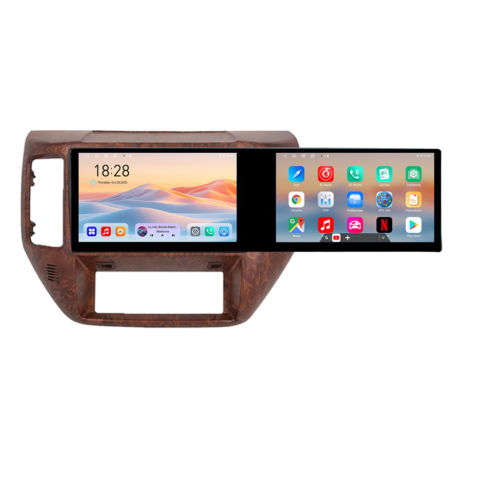 Navigatie Nissan Patrol 2005-2011 Edotec 2 ecrane 8 core 4+128 21.6 inch Incell android Wifi 5Ghz gps internet Kit-patrol CarStore Technology