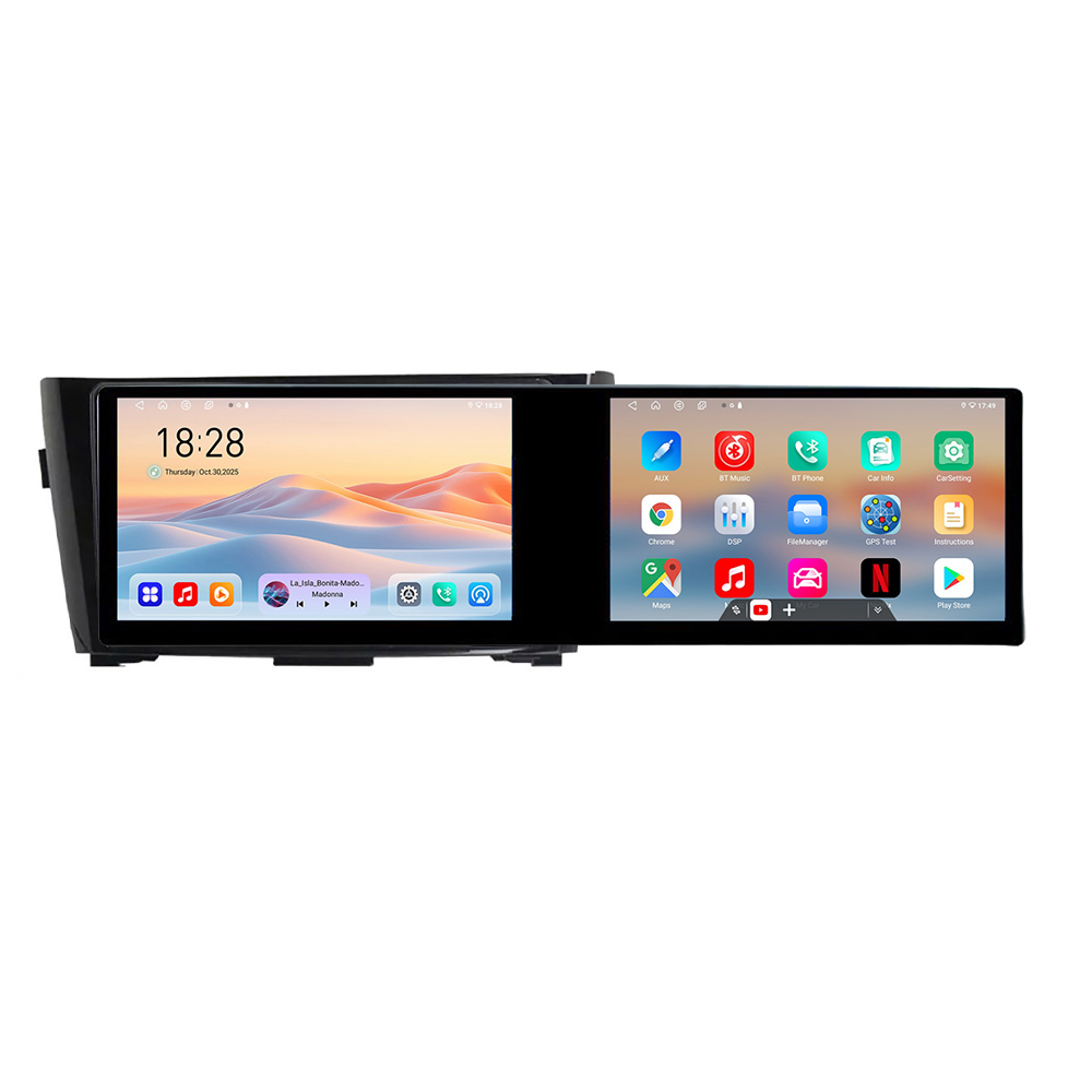 Navigatie Nissan Qashqai/X-Trail 2013- Kit-353 Edotec 2 ecrane 8 core 4+128 21.6 inch Incell android Wifi 5Ghz gps internet S CarStore Technology