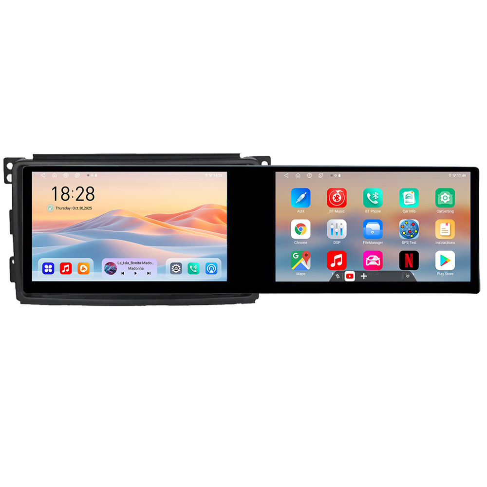 Navigatie Smart For Two 2005-2010 Edotec 2 ecrane 8 core 4+128 21.6 inch Incell android Wifi 5Ghz gps internet Kit-smart05 CarStore Technology