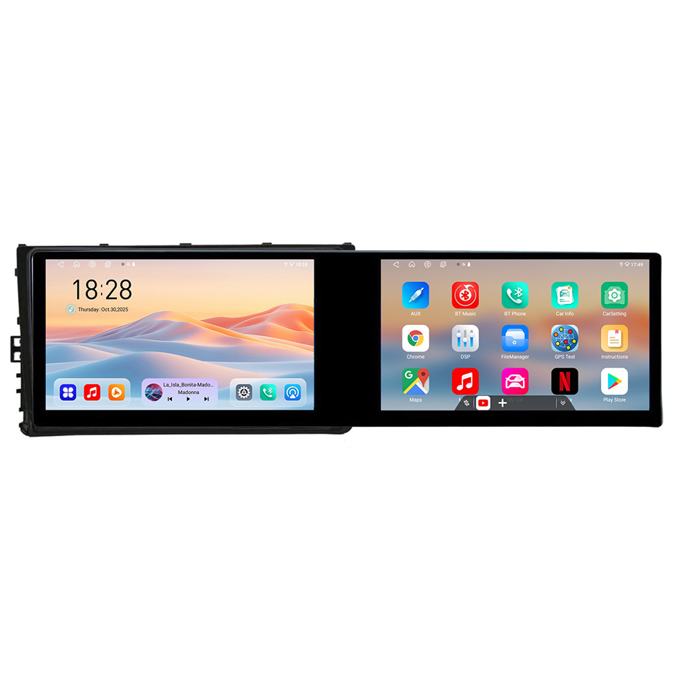 Navigatie Toyota Corolla 2017-2018 Kit-AURIS-2017 Edotec 2 ecrane 8 core 4+128 21.6 inch Incell android Wifi 5Ghz gps internet 32 CarStore Technology