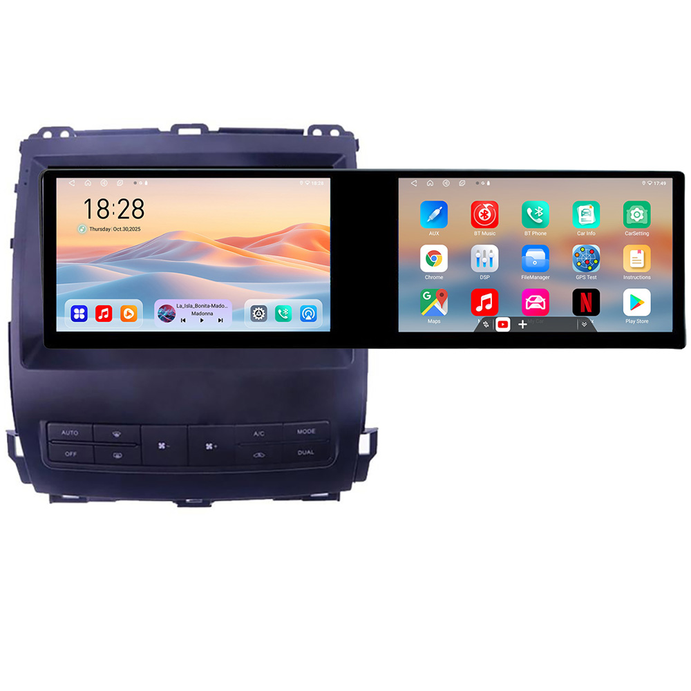 Navigatie Toyota Prado J120 2002-2009 Lenovo 8 core 4+64 10.5 inch Incell 1K android Wifi 5Ghz gps internet v1 CarStore Technology
