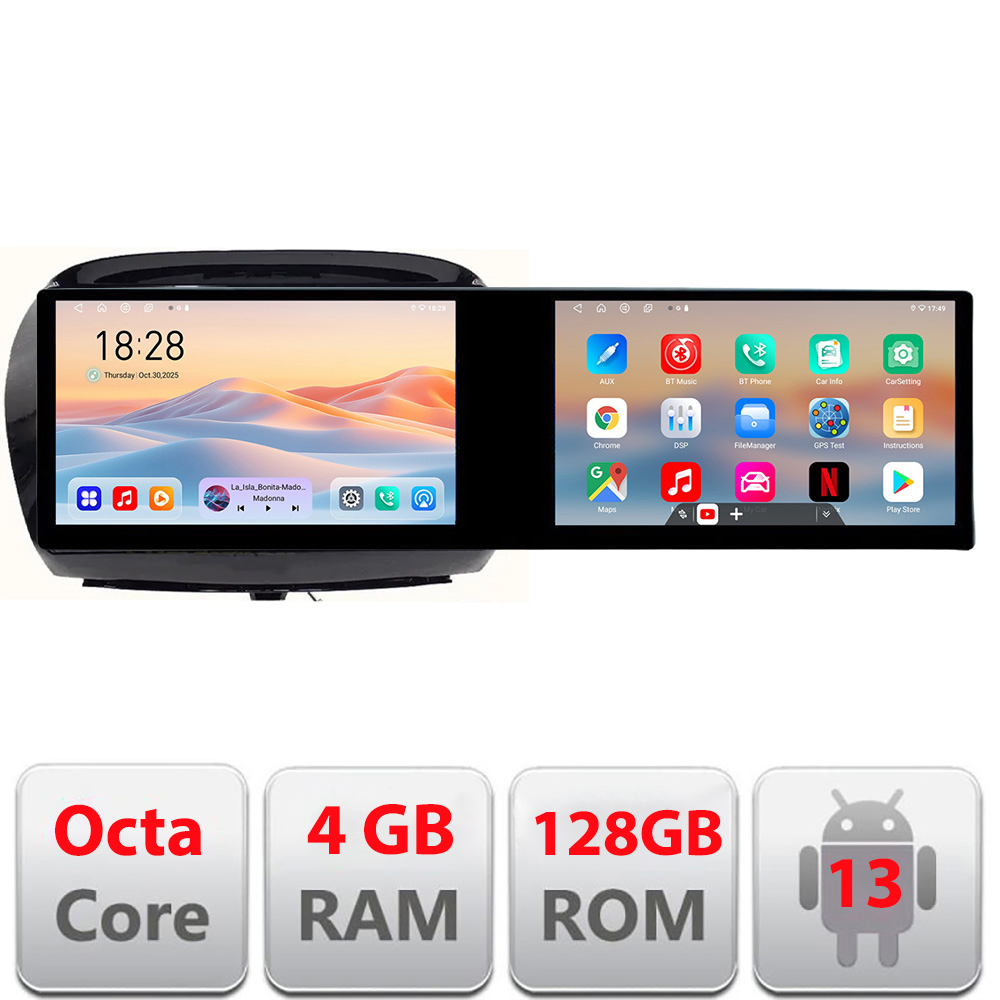 Navigatie dedicata Edonav Honda FR-V 2004-2009 Edotec 2 ecrane 8 core 4+128 21.6 inch Incell android Wifi 5Ghz gps internet KIT-fr-v CarStore Technology