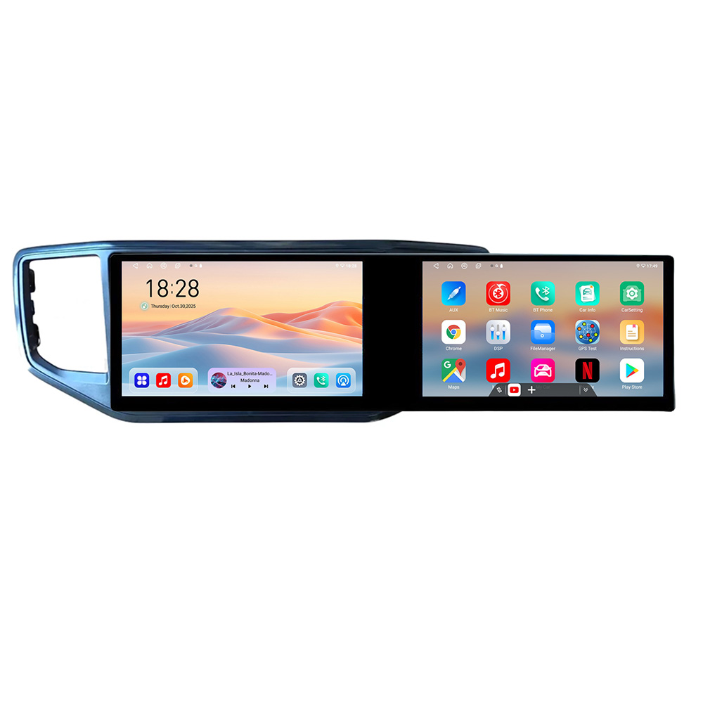 Navigatie dedicata Edonav VW Amarok Edotec 2 ecrane 8 core 4+128 21.6 inch Incell android Wifi 5Ghz gps internet KIT-amarok CarStore Technology