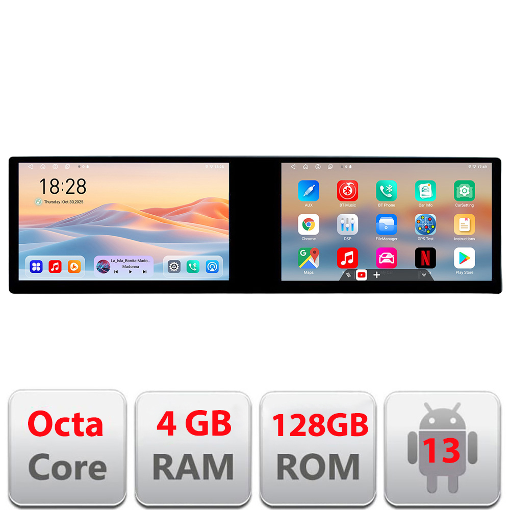 Navigatie Renault Traffic Opel Vivaro Nissan Primastar Lenovo Incell 1K 10.5 inch 8 core 4+64 carplay android auto radio internet kit-traffic2+EDT-E211-RK+kit-traffic210-9 CarStore Technology