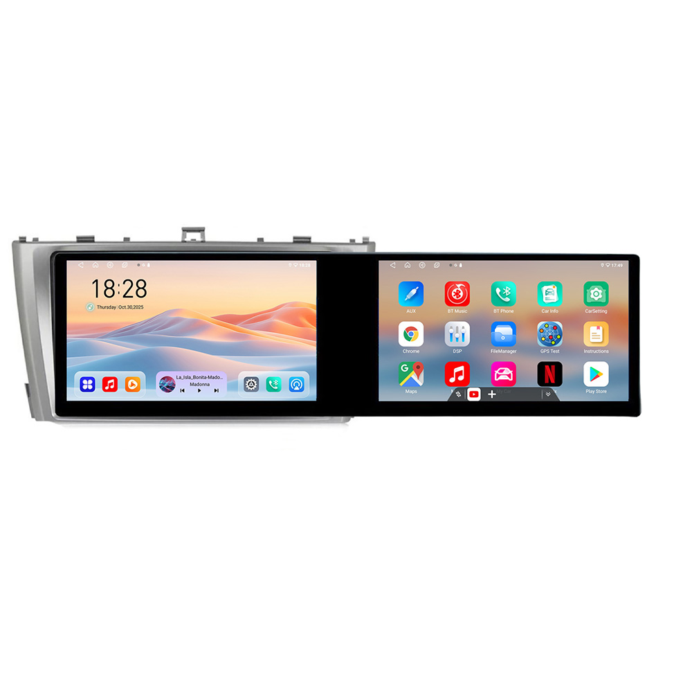 Navigatie Toyota Avensis 2009-2015 Kit-TY12 Edotec 2 ecrane 8 core 4+128 21.6 inch Incell android Wifi 5Ghz gps internet Q CarStore Technology