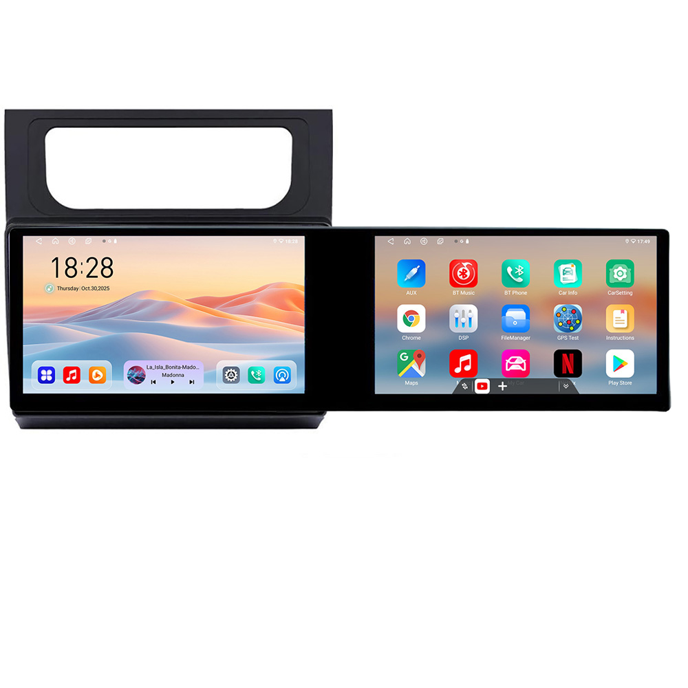 Navigatie VW Touran 2010-2016 Kit-touran3 Edotec 2 ecrane 8 core 4+128 21.6 inch Incell android Wifi 5Ghz gps internet a CarStore Technology