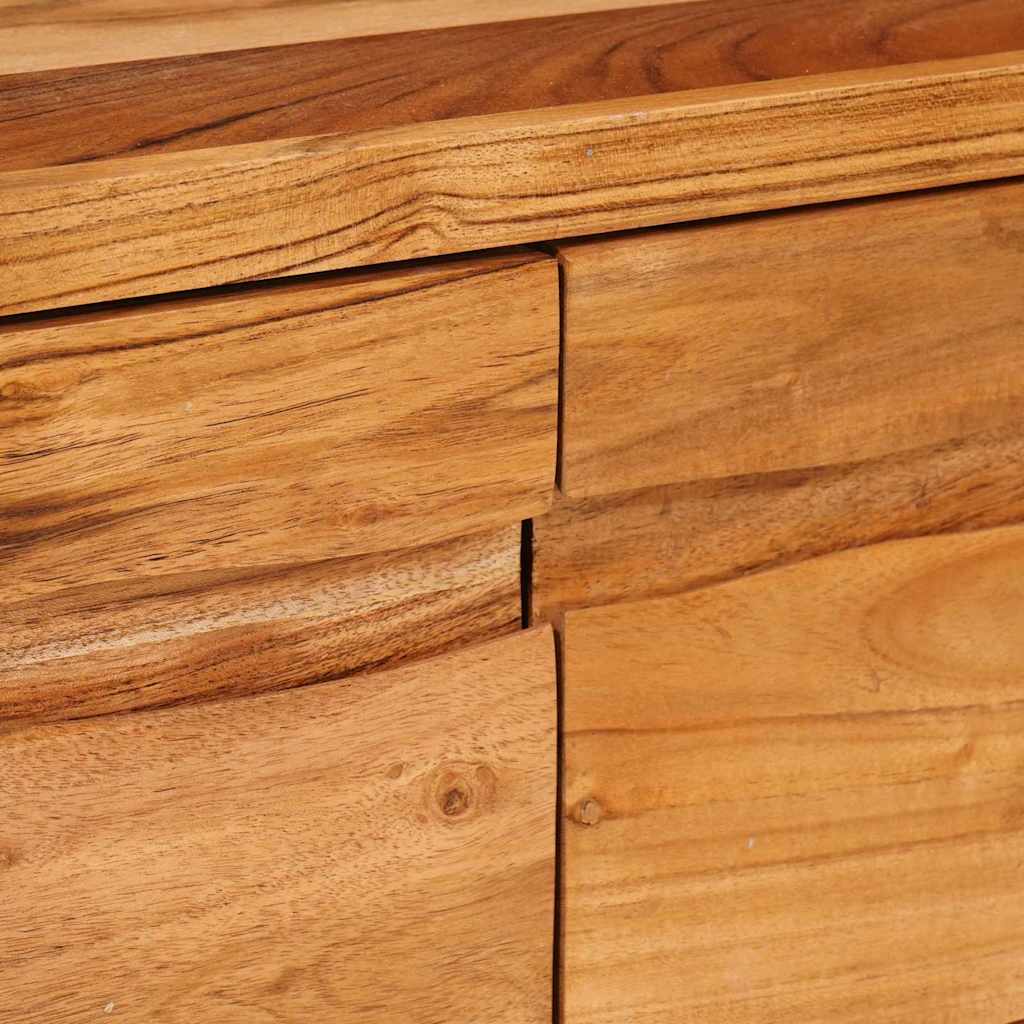 Cabinet TV cu raft Maro 110 x 30 x 40 cm Lemn Solid de Acacia GartenMobel Dekor