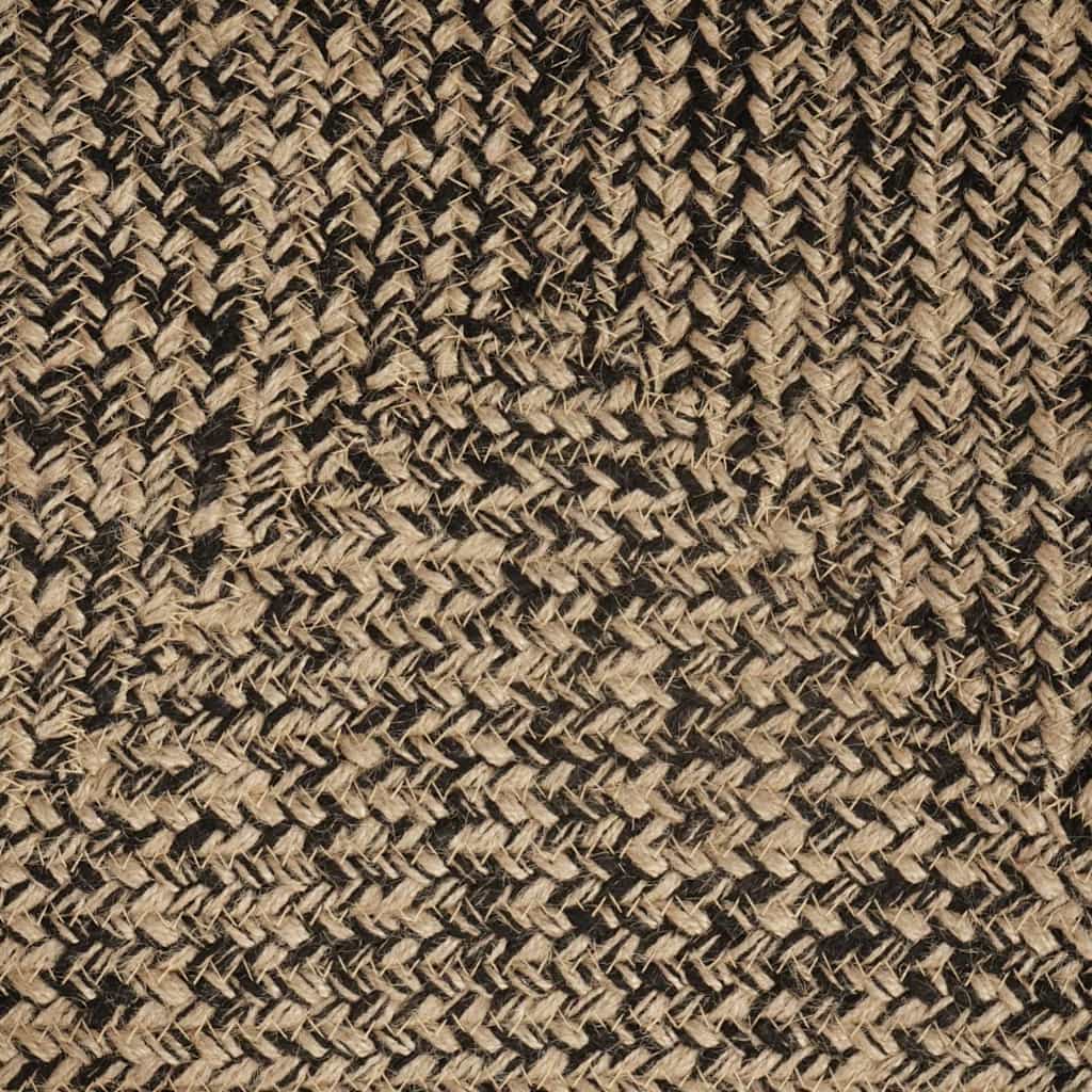 Covor Basketweave Natural și negru 160 x 230 cm Iută GartenMobel Dekor