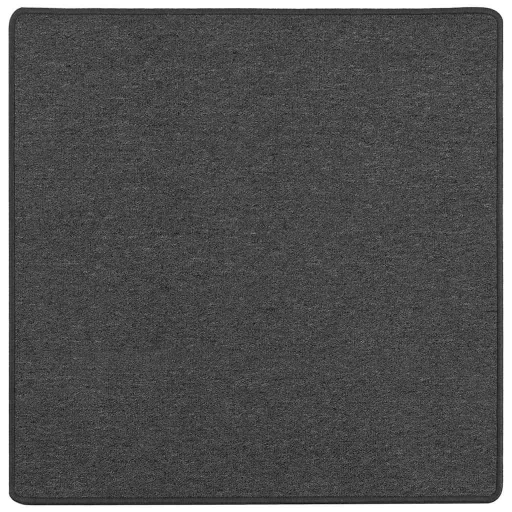 Runner din covor Gri închis 100 x 100 cm 100% polipropilenă GartenMobel Dekor